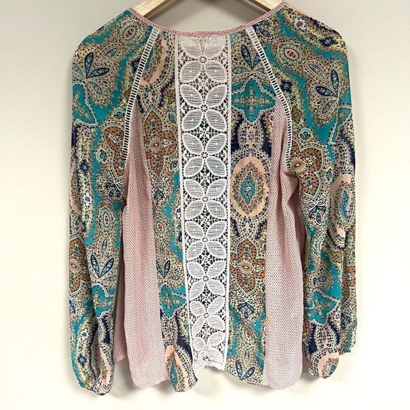 Meadow Rue Anthropologie boho top. Size 8 - Picture 5 of 8